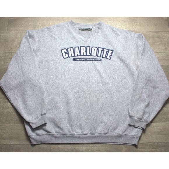 Charlotte Motor Speedway Sweatshirt XL Crewneck Gear For Sports Nascar - Picture 3 of 5
